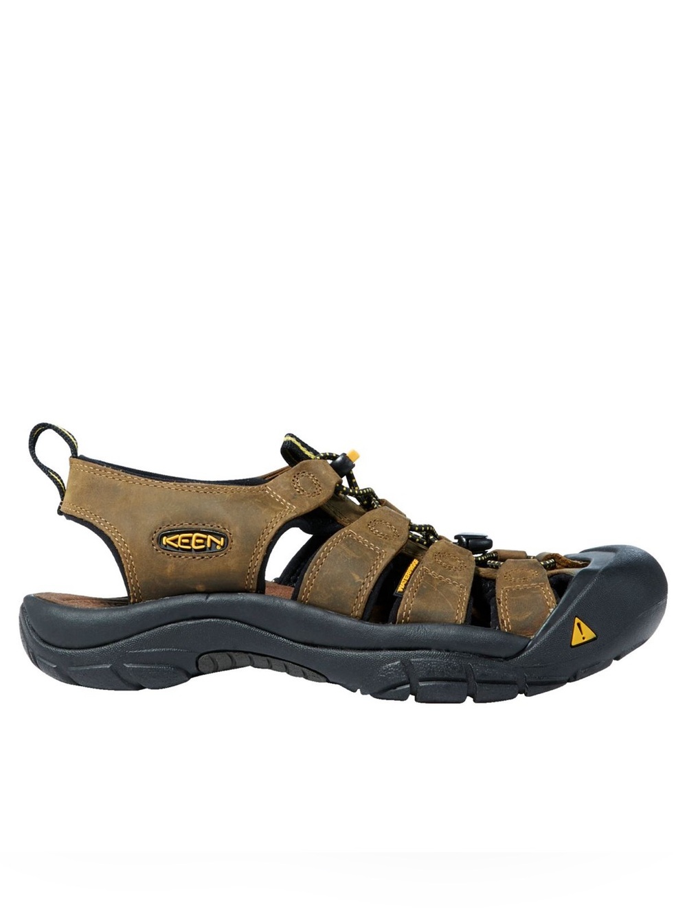 KEEN Men's Newport Slide Sandals Size 13 Brown Leather Bison Outdoor Hiking